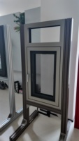 Ventanas Abatibles de Aleación de Aluminio Personalizadas de Alta Calidad, Doble Vidrio Templado, Insonorizadas, con Garantía de 3 Años para Exteriores y Baños