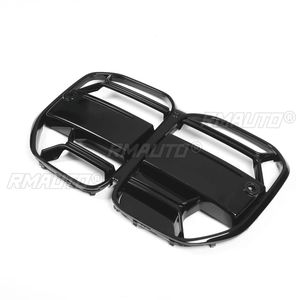 Front Bumper CSL Style Replacement <b>Mesh</b> <b>Grill</b> <b>for</b> BMW 4 Series G22 G23 430i & M440i 2021+ Carbon Fiber Look - Product Image 3