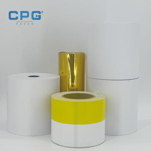 Rollo de Papel Térmico de Alta Calidad para Fabricantes, 57x40mm, 48gsm, Alto Brillo, para Sistemas POS Portátiles y Cajas Registradoras - Product Image 1