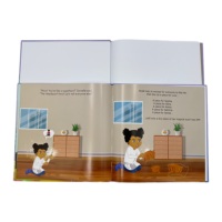 Livre d'histoires pour enfants personnalisé en couleur pleine, de haute qualité, avec reliure cousue, papier d'art brillant, couverture rigide, impression de livres pour enfants