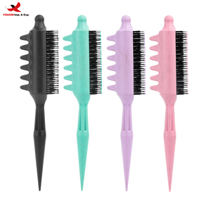 Nouvelle Tendance en Gros : Brosse à Cheveux en Soies de Sanglier pour Coiffage & Brosse à Cheveux Bouclés avec Manche ABS pour Coiffure GZ RTS Commande Mixte en Gros - Product Image 1