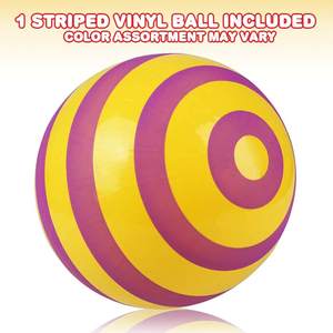 充气艺术创意条纹游乐场球为儿童后院公园和海滩户外乐趣 - Product Image 2