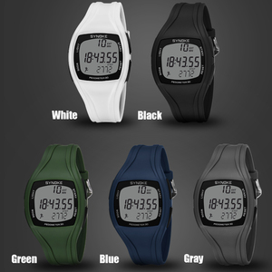 SYNOKE 9105 Nouvelle conception Montre numérique pour garçons Bracelet en silicone agréable Résistante à l'eau Comptage des pas <span class=keywords><strong>Chrono</strong></span> Montre-bracelet de <span class=keywords><strong>course</strong></span> - Product Image 6