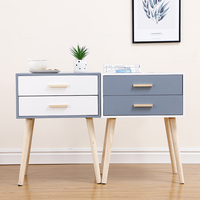 New Style modernen Sofa Beistell tisch Schlafzimmer möbel Nachttische kontrahiert Gürtel Store Inhalt Funktion runde Beine Couch tisch
