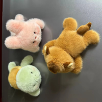 Autocollant 3D pour réfrigérateur, décoration, cadeau promotionnel, design amusant de dessin animé, poupée en peluche Capybara pour la maison, souvenirs de mariage
