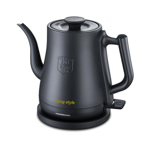 Mini <span class=keywords><strong>bouilloire</strong></span> électrique sans fil à <span class=keywords><strong>col</strong></span> <span class=keywords><strong>de</strong></span> <span class=keywords><strong>cygne</strong></span> <span class=keywords><strong>de</strong></span> 1,0 L pour garder la chaleur <span class=keywords><strong>Bouilloire</strong></span> à combustion sèche en acier inoxydable <span class=keywords><strong>de</strong></span> style moderne - Product Image 1