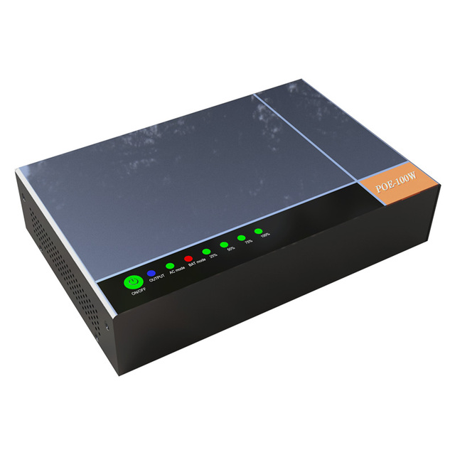 SKE Mini UPS Output DC 12V 6A 9V/5V 2.5A POE15V 24V 48V Lithium Battery 17600mAh 110W DC UPS for Wifi Router