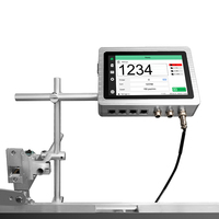 Imprimante d'étiquettes à jet d'encre TIJ automatique avec convoyeur pour l'impression de cartes en papier flexible, technologie thermique DX5