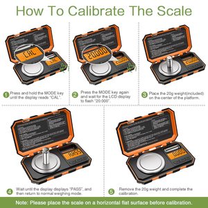 Nóng Nhất Bán Chất Lượng Cao Kỹ Thuật Số Mini Túi Quy Mô Đa-Thiết Kế Hút Phụ Kiện 200G * 0.01G & 50G Hiệu Chuẩn Trọng Lượng - Product Image 5