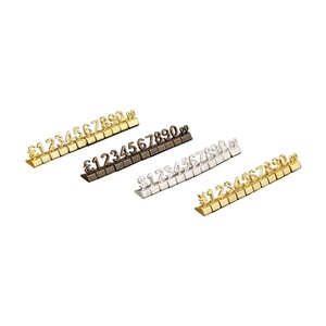 Lilai Giá Hiển Thị Truy Cập Số Điều Chỉnh Letter Với $ Đứng Nhãn Thẻ Đăng Countertop Giá Bán - Product Image 3