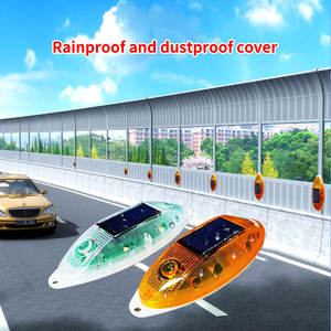 Nouveaux produits rouge bleu Led solaire voyant d'avertissement de <span class=keywords><strong>trafic</strong></span> contour indiquant le feu de position multi couleurs clignotant - Product Image 3