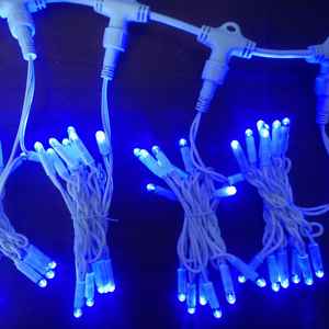 ไฟ LED ผ้าม่านน้ําตก 3*3 เมตร 300 ไฟวันคริสต์มาสเต็มไปด้วยดาวตกแต่งหน้าต่างผู้ผลิตสตริงไฟ - Product Image 3