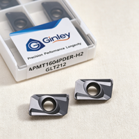 Plaquettes de fraisage en carbure pour usine APMT1604PDER APMT11355PDER M2 H2, inserts de fraisage CNC à avance rapide APMT 160408 113508