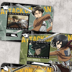 Attack <span class=keywords><strong>Shingeki</strong></span> <span class=keywords><strong>No</strong></span> <span class=keywords><strong>Kyojin</strong></span> Rivaille Ackerman Collect Character Show niños Anime Juego de cartas Tarjeta de papel SSR Play SR - Product Image 4