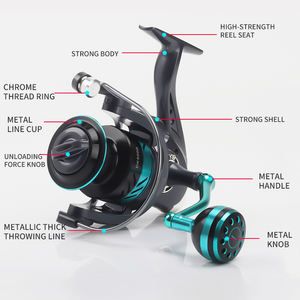 Juego de Combo de Caña y Carrete de Pesca de Altura de Fibra de Carbono para Spinning y Casting con Señuelos, Kit de Pesca - Product Image 3