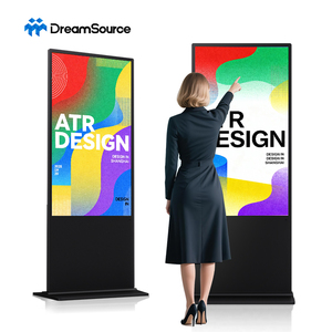 Windows Android Touch Screen Kiosk Totem Display Advertising Player Ultra Thin Lcd Indoor Floor <b>Standing</b> Digital Signage - Product Image 1