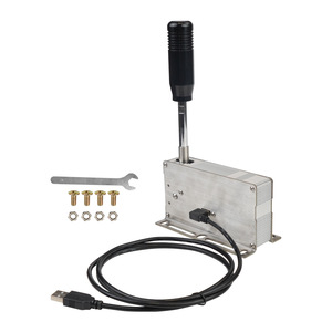 Racing <b>Wheel</b> Sequential Gear Shifter Aluminum Alloy With Handbrake For <b>Pc</b> Logitech G25 G27 G29 G920 T300 T500 - Product Image 2