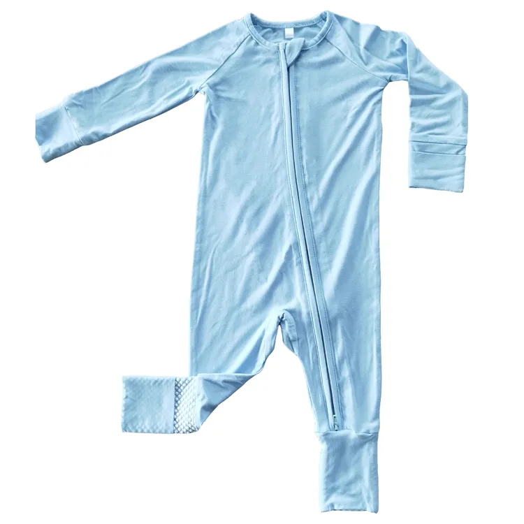 Wholesale Newborn Enfant Button Baby Clothes Onesie Pyjamas Baby Boys Girls Jumpsuits Bamboo Baby Rompers