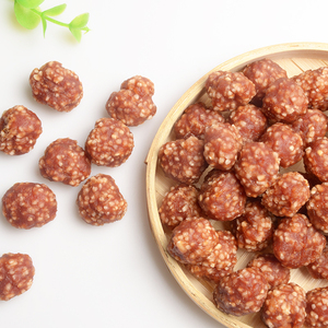 Cordero bola de arroz deliciosos aperitivos Cordero combinar arroz carne de proteína rica nutrición oem alimentos para mascotas perro fabricación - Product Image 5
