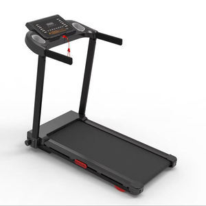 Tapis de course pliable silencieux pour usage domestique, large bande de course, absorption des chocs, machine de marche électrique, moteur 0,75 CV, affichage LED, <span class=keywords><strong>musculation</strong></span> - Product Image 1