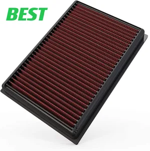 BEST high flow air filter 33-2143 replaceable filter: suitable for 1995-2005 Chevrolet/CONTINAC engine air filter