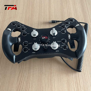 Volante de juego profesional resistente de 300mm, estilo mariposa de dirección con 10 botones de acción y joysticks analógicos duales para corredores - Product Image 4