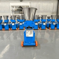 Nouvelle machine à granulés d'aliments pour animaux en aluminium de marque JPD, 15 CV, diesel, capacité de 300 kg/h, certifiée CE, pour volailles et poissons, modèle sud.