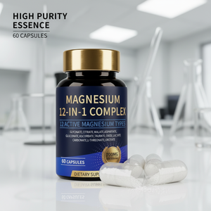 Complejo de Magnesio 700mg, Suplemento 12 en 1 para el Sueño, la Recuperación Muscular y el Apoyo Cerebral - 60 Cápsulas, Fórmula de Potencia Avanzada - Product Image 5