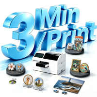 PodNEX A3 Printer UV Flatbed Otomatis DX7 untuk Casing Ponsel & Usaha Kecil - Multiwarna 2400 DPI