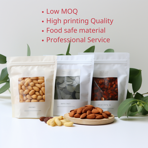 Durable Stand Up Pouch With Resealable Zipper Top For Fresh Food Storage - Product Image 2