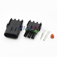 12020827 12020829 Weather Pack Connecteur automobile étanche 3 voies mâle-femelle pour injecteur
