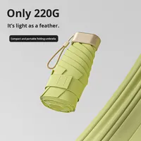 Nouveau parapluie de pluie compact manuel moderne en nylon 190T pour femmes pour les cadeaux d'affaires et les voyages