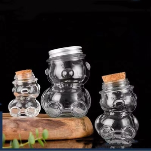 Vaso de Vidrio con Diseño Clásico en Forma de Oso de Peluche, Lindas Tazas de <span class=keywords><strong>Café</strong></span> y Jugo de Dibujos Animados, Té y Leche - Product Image 3