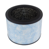 Filter AP200 Kompatibel dengan Pembersih Udara Instant AP200 F200, Filter HEPA Asli Kelas H13, dan Filter Karbon Aktif
