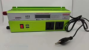새해 신모델 2000W 수정된 사인파 인버터 DC 12V에서 AC 220V 차량용 전원 인버터 충전기 및 <span class=keywords><strong>UPS</strong></span> 기능 포함 - Product Image 4