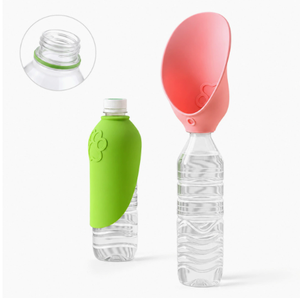 Botella de Agua Portátil para Perros con Adaptador de Silicona, Bebedero para Mascotas, Tazón de Agua para Perros para Viajes y Paseos al Aire Libre - Product Image 6