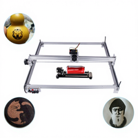 Mini machine de gravure laser à diode de bureau 6550 pour bois, MDF, pierre, découpeuse laser semi-conductrice refroidie par air avec prise en charge LAS/DXF