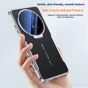 Étui de téléphone en cuir PU électroplaqué en gros pour Huawei P80 Ultra P80 Pro P70 Pro avec support de film de protection d'objectif - Product Image 5