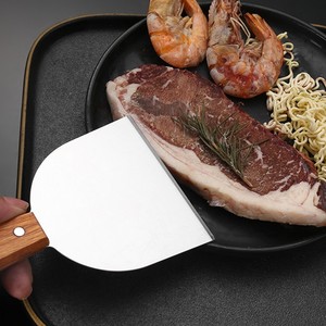 Herramienta para barbacoa al aire libre, juegos <span class=keywords><strong>de</strong></span> espátula para parrilla <span class=keywords><strong>de</strong></span> acero inoxidable resistente, <span class=keywords><strong>plancha</strong></span> para cocinar, 8 Uds., Kit <span class=keywords><strong>de</strong></span> accesorios para <span class=keywords><strong>Plancha</strong></span> profesional - Product Image 4