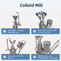 Moulin colloïdal industriel pour le traitement du beurre de cacahuète, des sauces tomates et des légumineuses, à vendre