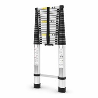 Échelle télescopique en aluminium multi-positions pliable pour le nettoyage des toits, la peinture, les réparations domestiques, les travaux de construction