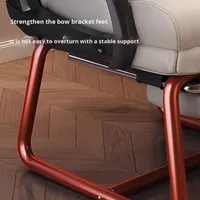 Vente en gros de chaise de bureau ergonomique pivotante en acier inoxydable chaise de jeu inclinable confortable avec repose-pieds