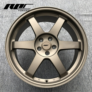 ล้อแม็กซ์ ROC Custom <span class=keywords><strong>TE37</strong></span> Monoblock ขนาด <span class=keywords><strong>16</strong></span> 17 18 นิ้ว 4X114.3 5X112 5X114.3 5X113 สำหรับ GT-R Honda Civic Type R - Product Image 1