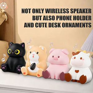 Support de téléphone Black Cat avec haut-parleur sans fil et éclairage LED RGB 5.2, longue autonomie de la batterie - Idéal pour le home cinéma, les fêtes et l'extérieur - Product Image 6