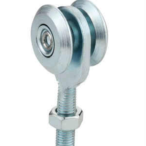 Roue de suspension de <span class=keywords><strong>chariot</strong></span> en acier au design moderne Poulie de suspension de rouleau de <span class=keywords><strong>porte</strong></span> <span class=keywords><strong>coulissante</strong></span> avec installation par vis Garantie 1 an - Product Image 1