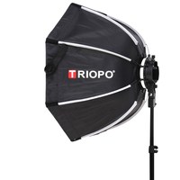 TRIOPO 90cm Photo Bowens Mount Portable Octogone Parapluie Extérieur Soft Box Diffuseur pour Photographie Studio Flash Softbox