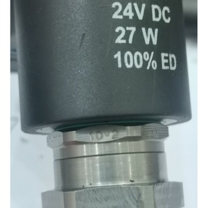 บูเชอร์ โซลินอยด์วาล์ว 24V DC 27W วาล์วไฮดรอลิกโลหะ ED 100% สำหรับเครื่องมือกล - Product Image 1