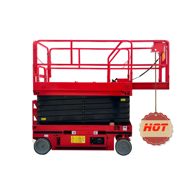 Hot Sales 12m Mobile Scissor Lift Self-propelled Electric Scissor Lift Platform