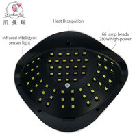 Nouvelle lampe à ongles UV LED SunX11 Max pour un séchage rapide des gels et vernis à ongles, 45/66 LED, 220/280W, sécheuse à ongles professionnelle, outil de manucure pour salon.