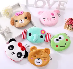 New Arrival Cartoon Circle coin Purse Cute Animal Wallet Key Coin Purse Small Wallet Children's Gifts for kids